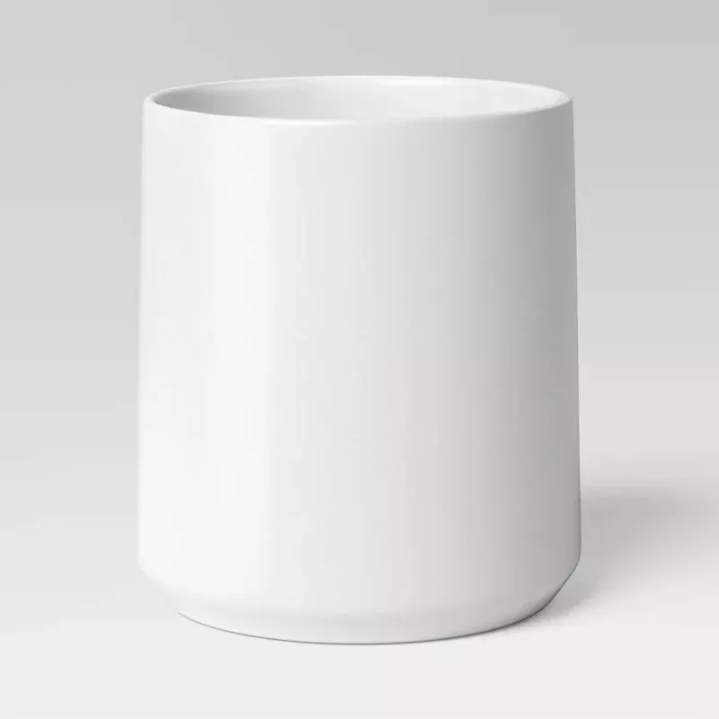 Stoneware Utensil Storage - White