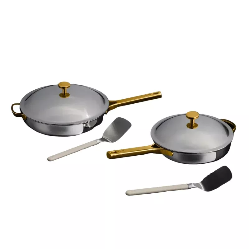 Titanium Pro Always Pan Duo - Chrome/Gold