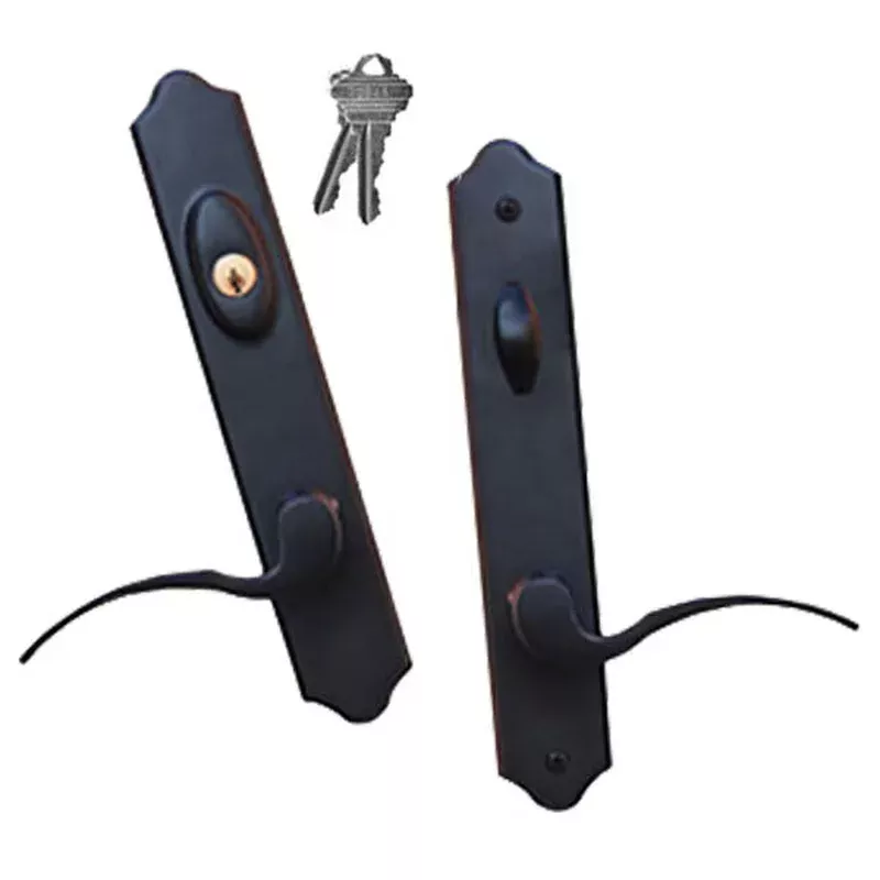 True Elegance 8″ Arch Active Keyed Handle Hardware Hinged Door
