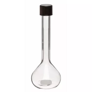 Volumetric Flask with Screw Caps, 25mL, Class A, case/12