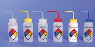 Wash Bottle, 1000 ml (32oz) Labeled, pack/4