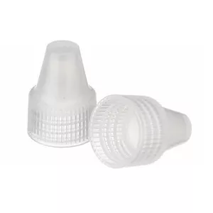 Wheaton 13-425 Dropper Bottle Cap, Polypropylene Natural, case/1000