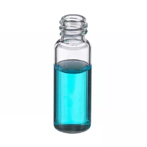 Wheaton 2mL Clear Borosilicate Glass Sample Vials In Box, Screw Thread, No Caps, case/200
