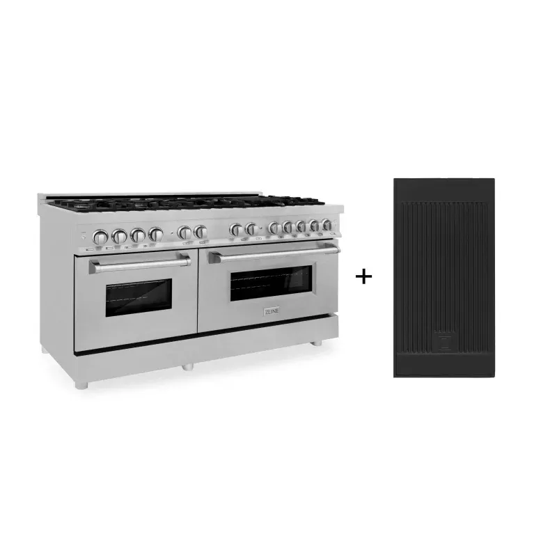 ZLINE RASSNGR60 60" 7.4 cu. ft. Electric Oven and Gas Cooktop Dual Fuel Range with Griddle Other