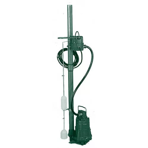 Zoeller Pumps 1/2 HP High Temperature Submersible Sump Pump w/ 15" Cord